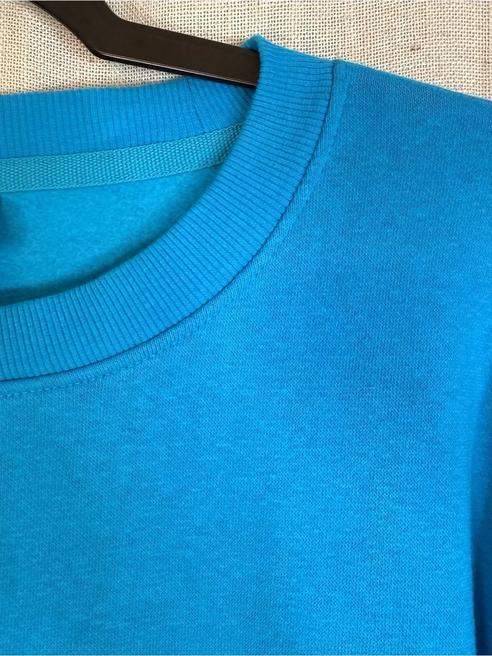 The North Face Coordinates Crew Sweatshirt  Mens Acoustic Blue Print Logo